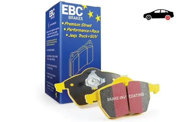 DP4781/2R Klocki hamulcowe YELLOWSTUFF EBC Brakes Honda Accord CM1 Accord CM2 Accord CN2 Civic 6th Gen MB3 Civic 6th Gen MB4 Element Legend KA7 Legend KA8 Legend KA9 Odyssey Shuttle Stepwagon Stream ACURA CL RDX RL TL TL Type S Honda CR-V Element Odyssey Premium