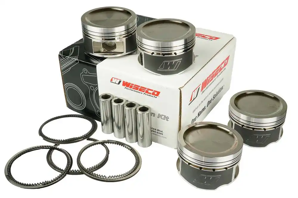 Nowość Kute tłoki silnika Wiseco 4 cyl, Nissan 240SX KA24DE 2.4l 16V 95-98 Bore 3.563 (90.50mm) Size +1.5mm Compression Ratio 10.8 WIS-K587M905 - FMIC
