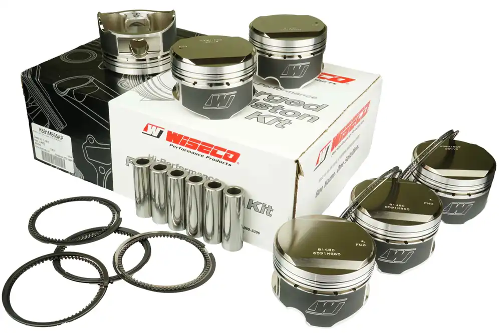 Kute tłoki silnika Wiseco 6 cyl, Nissan 300ZX VG30DETT 3.0l 24V Bore 3.464 (88.00mm) Size +1.0mm Compression Ratio 8.5-8.9 WIS-K549M88AP - FMIC Wysoka jakość