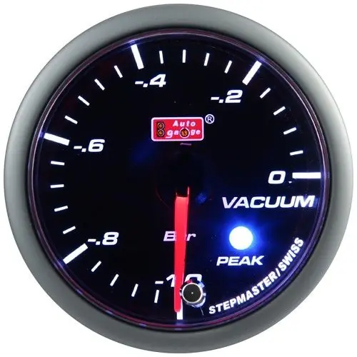 Auto Gauge Wskaźnik podciśnienia bursztynowy AGVASMSWL270-PK-BAR - FMIC Promocja