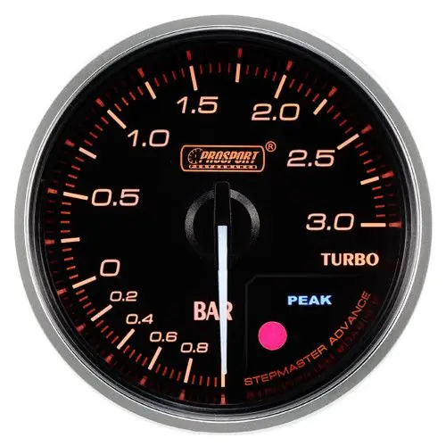 Kup online Wskaźnik Prosport Premium Boost 52mm bursztynowy 216CLSDWABO-R - FMIC