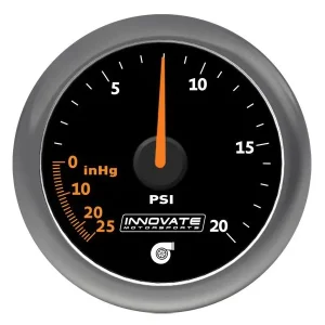 Niska cena Analogowy zegar wskaźnik Innovate 3857 boost / podciśnienie 20psi USA-INO-3857 - FMIC