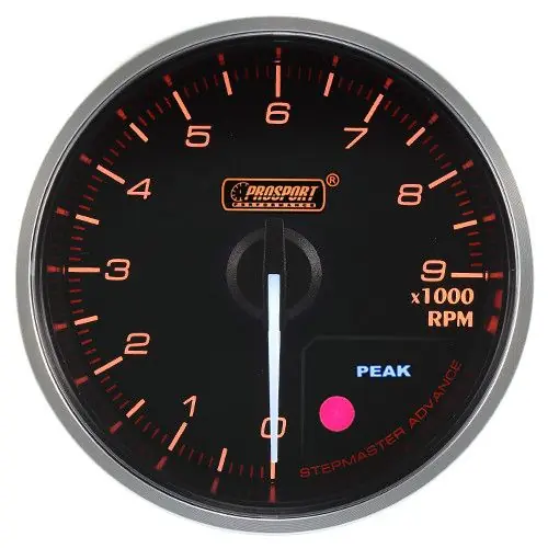 Ograniczona ilość Wskaźnik Prosport Premium Obrotomierz 52mm bursztynowy 216CLSDWATA-R - FMIC