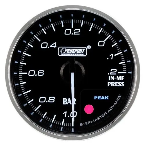 Kup online Wskaźnik Prosport Premium Podciśnienie 60mm bursztynowy 238CLSDWAVA-R - FMIC