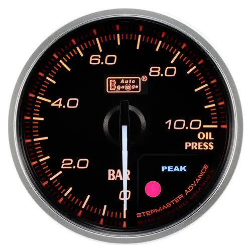 Auto Gauge Wskaźnik ciśnienia oleju 60mm seria Premium AGOPCL-60PK-R - FMIC Darmowa dostawa