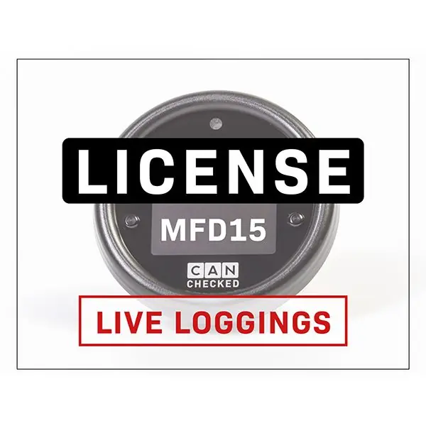Wyprzedaż CANchecked Licencja MFD15 Live Logging CC22622 - FMIC
