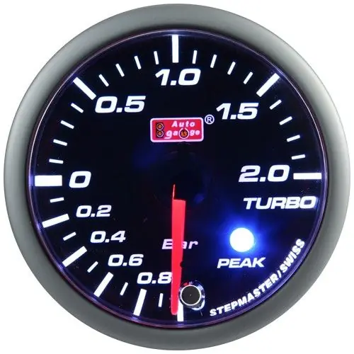 Auto Gauge Wskaźnik Boost zielony AGBOSMGRSWL270-PK.BA - FMIC Rabat