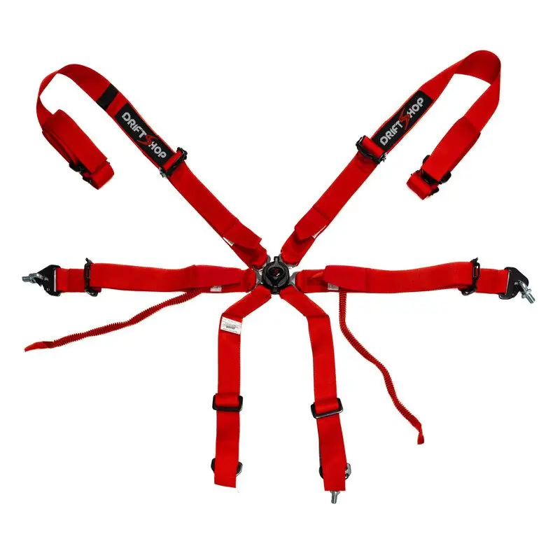 Promocja DriftShop ExtraBalls 6 Point Harness Red FIA Approved 8853 DSHOP-6P-EB-R - FMIC