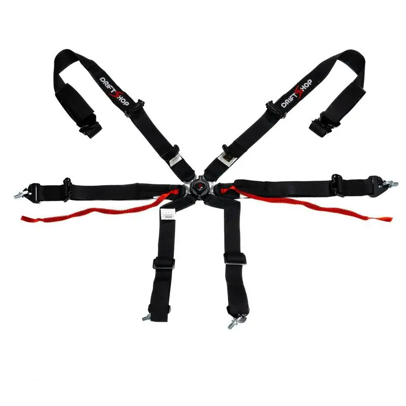 Oferta DriftShop ExtraBalls 6 Point Harness Black FIA Approved 8853 DSHOP-6P-EB-B - FMIC
