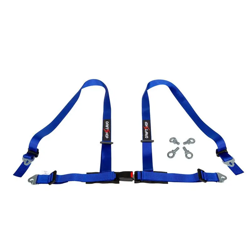 Łatwy zwrot DriftShop 4 Point Harness 2" Blue Road Approved ECE DSHOP-4P-N - FMIC