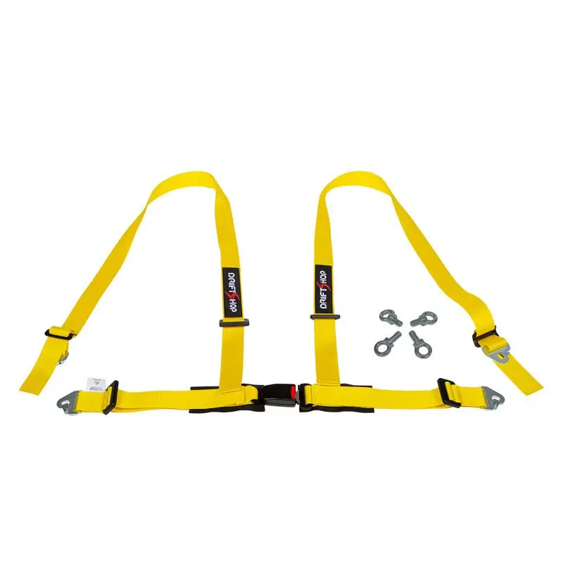 DriftShop 4 Point Harness 2" Yellow Road Approved ECE DSHOP-4P-Y - FMIC Oferta czasowa