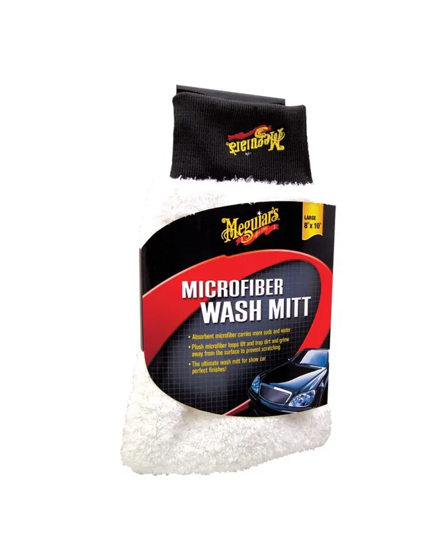 MEGUIAR's Microfiber Wash Mitt Rękawica do Mycia z Mikrofibry X3002 - FMIC Bestseller
