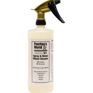 Premium POORBOY'S WORLD Spray & Rinse Wheel Cleaner946ml PB-SRWC-32 - FMIC