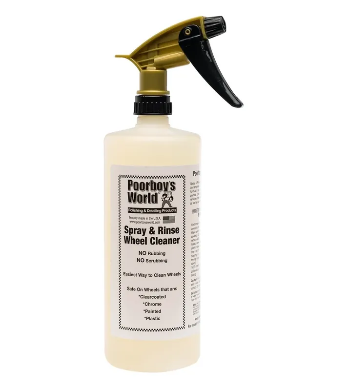 Premium POORBOY'S WORLD Spray & Rinse Wheel Cleaner946ml PB-SRWC-32 - FMIC