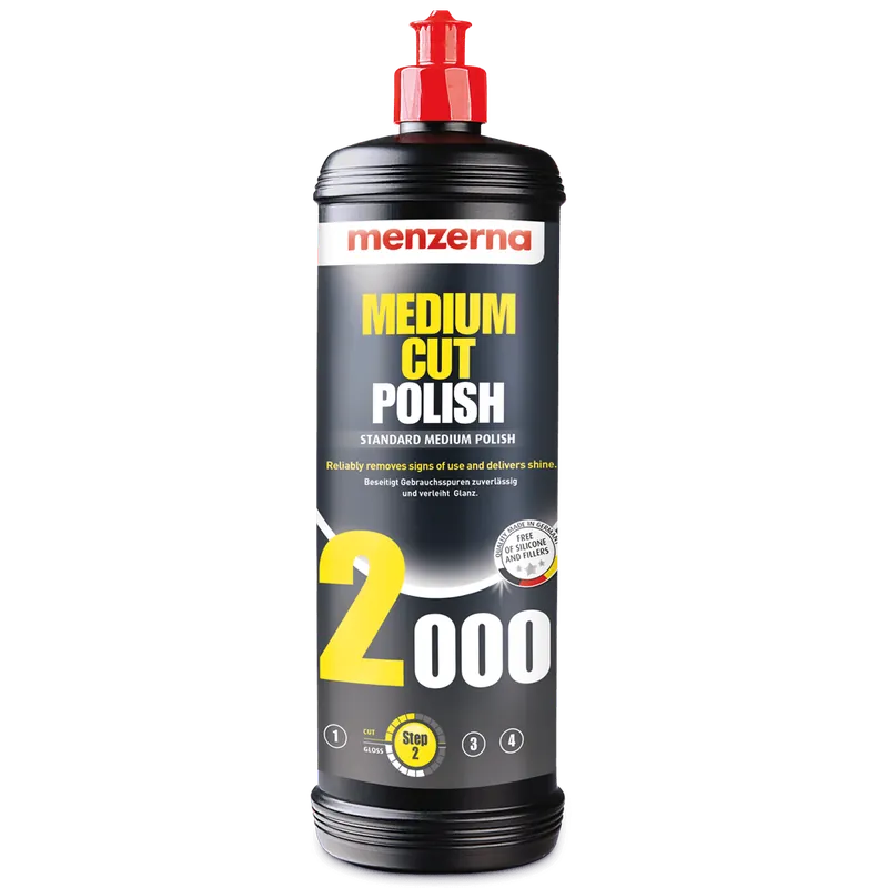 Menzerna Medium Cut Polish 2000 - 1lśrednio ścierna pasta polerska MCP2000 22106.261.001 - FMIC Darmowy zwrot