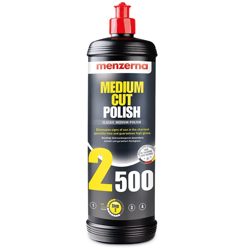 Menzerna Medium Cut Polish 2500 - 250ml średnio ścierna pasta polerska MCP2500 22828.281.001 - FMIC Wyprzedaż